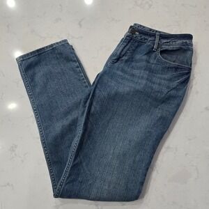 J. Jill Skinny Jean Womens 6 Medium Wash Blue Stretch Denim Straight Leg Jeans